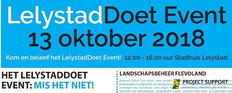 LelystadDoet Event 13 oktober 2018