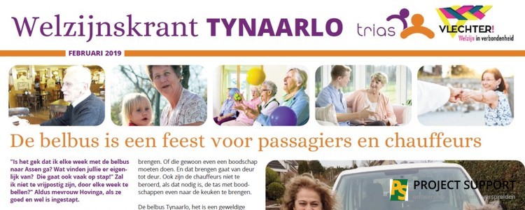 Welzijnskrant Gemeente Tynaarlo gedrukt